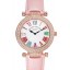 Franck Muller Double Mistery Ronde White Dial Rose Gold Case Light Pink Leather Strap