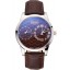 Glashutte Original Brown Dial Stainless Steel Case Brown Leather Strap