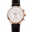 Hamilton Navy Pioneer Chrono White Dial Rose Gold Case Black Leather Strap