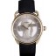 Hermes Classic Croco Leather Strap Silver Dial 801401