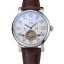 High Quality Patek Philippe Grand Complications Stainless Steel Case White Dial Roman Numerals Brown Leather Bracelet 622257