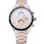 High Quality Replica Tag Heuer Carrera Rose Gold and Stainless Steel Bracelet 801440