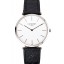 High Quality Swiss Longines Grande Classique White Dial Stainless Steel Case Black Leather Strap