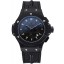 Hublot Big Bang Carbon Dial Carbon Case And Bezel Black Rubber Strap 622773
