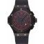 Hublot Big Bang Carbon Dial With Red Markings Carbon Case And Bezel Black Rubber Strap 622775