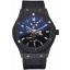 Hublot Classic Fusion Shawn Carter Black Steel Case Black Leather Strap 622817
