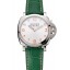 Imitation 1:1 Panerai Radiomir White Dial Stainless Steel Case Green Leather Strap 1453804