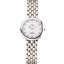 Imitation Omega De Ville Prestige No Date White Dial With Diamonds Stainless Steel Case And Bracelet