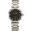 Imitation Omega DeVille Ladymatic Stainless Steel Strap Black Dial