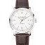Imitation Swiss Baume & Mercier Classima White Dial Stainless Steel Case Brown Leather Strap