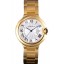 Imitation Top Cartier Ballon Bleu 42mm White Dial Gold Case And Bracelet