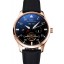 IWC Pilot Perpetual Calendar Black Dial Rose Gold Case Black Textile Strap