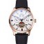 IWC Pilot Tourbillon White Dial Rose Gold Case Black Textile Strap