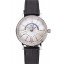 IWC Portofino Day And Night Silver Dial Stainless Steel Case Black Leather Strap