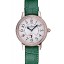 Jaeger LeCoultre Rendez-Vous White Dial Green Leather Strap 622085