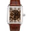 Knockoff Emporio Armani Meccanico Brown Leather Strap Open Dial 98255