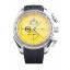 Knockoff Porsche Regulator Power Reserve Silver Case Yellow Dial