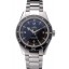 Knockoff Swiss Omega Seamaster Black Dial Stainless Steel Case And Bracelet 622843