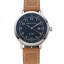 Luxury Hamilton Navy Pioneer Black Dial Stainless Steel Case Light Brown Leather Strap