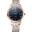 Omega De Ville Blue Dial Rose Gold Case Two Tone Bracelet 1453783