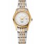Omega De Ville Ladies White Dial Gold Case Two Tone Bracelet 1453786