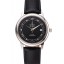Omega De Ville Prestige Black Dial Stainless Steel Case Black Leather Strap