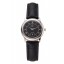 Omega De Ville Prestige Small Seconds Black Dial Stainless Steel Case Black Leather Strap