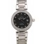 Omega DeVille Ladymatic iamond Plated Bezel Black Dial