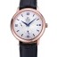 Omega DeVille Prestige Silver Dial Gold Case Black Leather Bracelet 622593