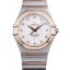 Omega Swiss Constellation Jewelry Diamond Case Radial Emblem White Dial