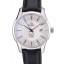 Omega Swiss DeVille Stainless Steel Bezel Black Leather Strap 7618