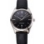 Omega Tresor Master Co-Axial Black Dial Stainless Steel Case Black Leather Strap