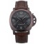 Panerai Luminor Brown Leather Strap Black Dial 80160