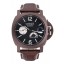 Panerai Luminor Brown Leather Strap Black Dial 80163