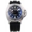 Panerai Luminor Brushed Stainless Steel Case Black Dial Black Rubber Strap 98164