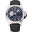 Panerai Luminor Gmt Black Dial Black Leather Bracelet
