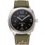 Panerai Radiomir Black Seal Logo Acciaio Black Dial Green Bracelet 1454017