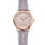 Patek Philippe Calatrava Gray Dial Rose Gold Case Gray Leather Strap