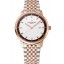 Patek Philippe Calatrava White Dial Rose Gold Case Two Tone Bracelet 1453831