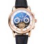Patek Philippe Perpetual Calendar Tourbillon Black And White Dial Rose Gold Case Black Leather Strap