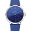 Piaget Altiplano Silver Case Blue Dial Blue Leather Bracelet 622630