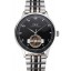 Replica AAA IWC Portugieser Tourbillon Black Dial Stainless Steel Case Two Tone Black Steel Bracelet