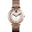 Replica Cartier Ballon Bleu Rose Gold Stainelss Steel Strap White Dial 621453