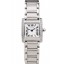 Replica Cartier Tank Anglaise 20mm White Dial Diamonds Steel Case Stainless Steel Bracelet