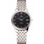 Replica Omega DeVille Stainless Steel Bracelet Black Dial 621685
