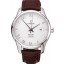 Replica Omega DeVille White Dial Stainless Steel Case Brown Leather Strap 622830