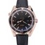 Replica Omega Seamaster Planet Ocean Ceragold Black Dial 622389