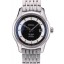 Replica Omega Swiss DeVille Stainless Steel Bezel Black Dial 7600