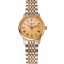 Replica Patek Philippe Calatrava Ladies Gold Dial Yellow Gold Case Two Tone Bracelet 1453826