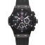 Replica Swiss Hublot Big Bang Black Dial Black Case Black Rubber Bracelet 1453901